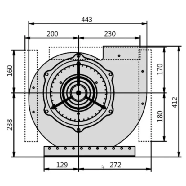 rosenberg horeca afzuigmotordrae_251-4.5ha_3000_m3-h_230v